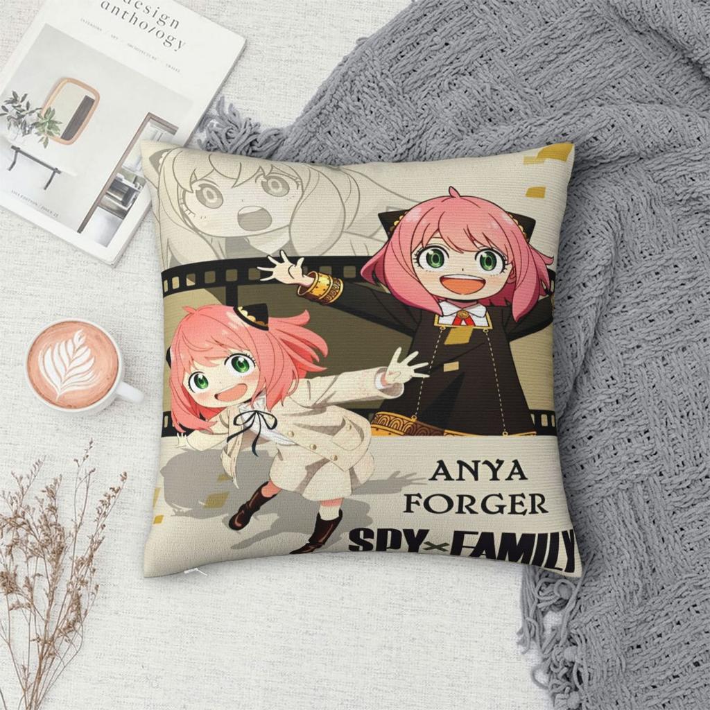 Seat Decorations Spy X Family Japan Anime Pillowcase Merch Pillow Covers Square Multi-Size