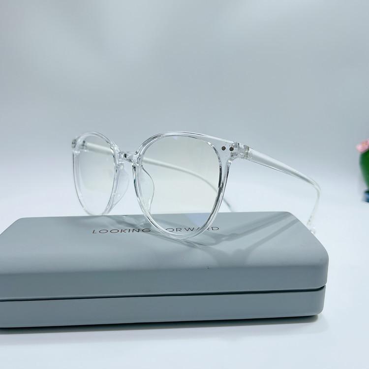 New Transparent Computer Glasses Frame Women Men Anti Blue Light Round Eyewear Blocking Glasses Optical Spectacle Eyeglass