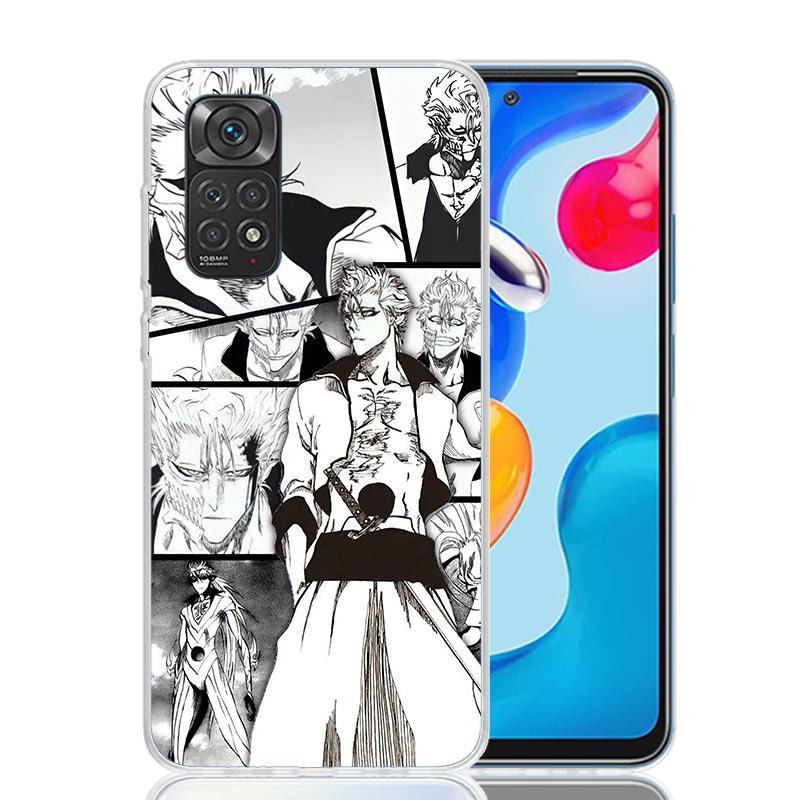 Grimmjow 6 Bleach Phone Case For Xiaomi Redmi Note 15 14 13 12S 12 Pro Plus 11S 11E 11 11T 10S 10 Art Soft Pattern Cover Redmi N