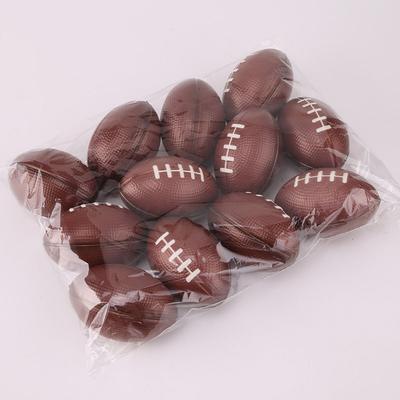 12 Pcs Mini Small Rugby Decompression Toy Sports Balls for Kids Anxiety Relief Relaxation