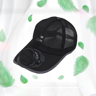 Șapcă inovatoare cu vizor și ventilator cu răcire alimentată solar