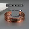 Vinterly Pure Copper Bracelets Vintage Viking Yggdrasil 15mm Adjustable Cuff Bangles Health Energy High Magnet Jewelry Resizable