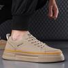 2026 Men's Casual  Fashion Outdoor Shoes Leather Thin Strap Design Round Toe Soft  Lightweight Walking Shoes Flat Designer Shoes