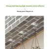 4Pcs Hangers Suitable for Bathroom and Kitchen Storage, No Drilling Required, Indoor/Outdoor Hanger
