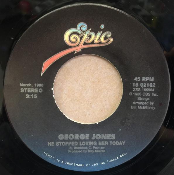 

7-дюймовая пластинка ДЖОРДЖ ДЖОНС (2) - Он перестал любить ее сегодня / Я N 1502162 Epic 1981 США Мировая музыка Б/У