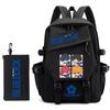 3 Piece School Backpack Set for Students Large Capacity Oxford Cloth Schoolbag with Shoulder Strap and Pencil Case