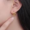 18K Gold Plated Heart Ear Cuffs - Elegant, Versatile Earrings for Women