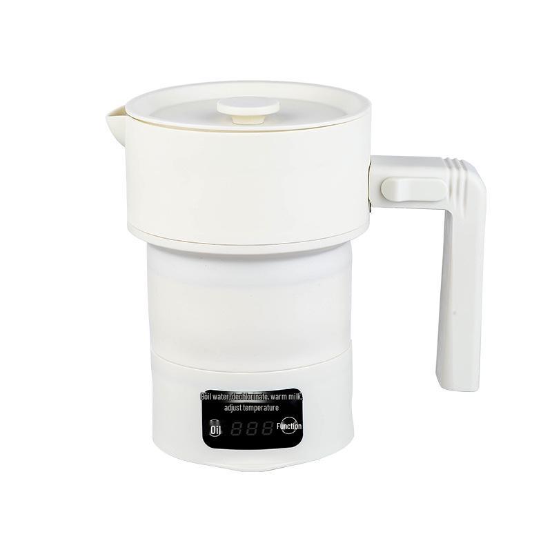 Portable Silicone Folding Electric Kettle - Compact Travel Water Boiler with Stainless Steel