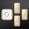 Wireless Doorbell, Self-Powered, Long-Range, Three Buttons, Single Receiver, Battery-Free, Waterproof, Elderly Call Feature.