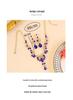 European & American Sparkling Water Drop Necklace & Earring Set: Light Luxury Fashion for Wedding Dress