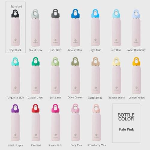 [REVOMAX Official] 12oz Slim 355ml Stainless Steel Bottle (Cap Sold Separately), Carbonated, Keeps Hot Drinks Hot for 18 Hours, Cold for 36 Hours, Vac