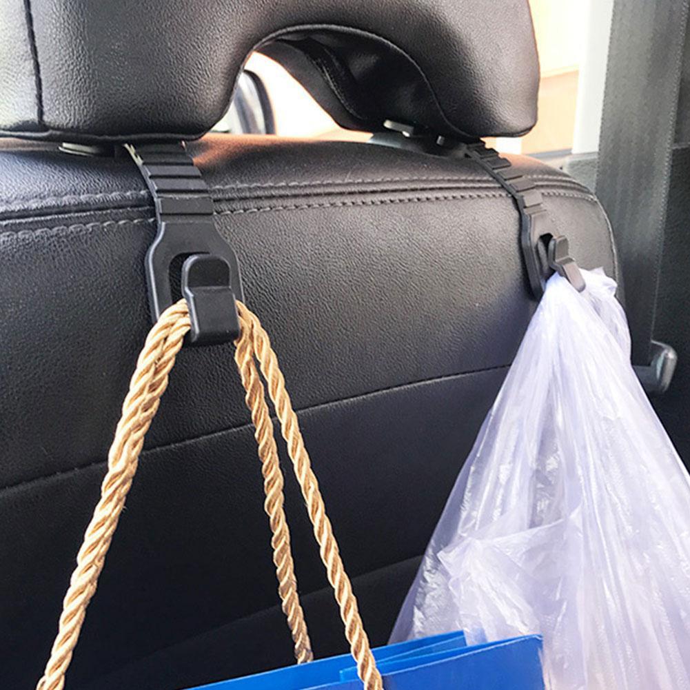 

Universal Car Seat Back Hook Headrest Hanger for Bag Pouch Clothes Hanging Hooks Headrest Storage Holder Auto Car Accessori P3K9 CN