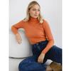 Herbst Winter Rollkragen Strickpullover Mode Damen Casual Pullover Unterteil Langarm Pullover Einfarbig Schlicht Basic Oberteile Strickbekleidung 1224