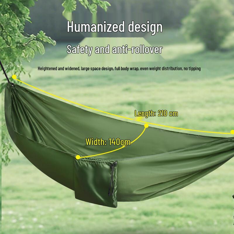 Portable Ultralight Anti-Tip Camping Hammock