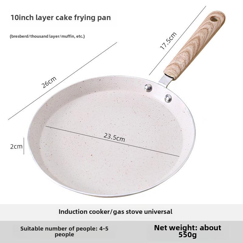 Antihaftbeschichtete Pfannkuchen- und Omelettpfanne aus Aluminium