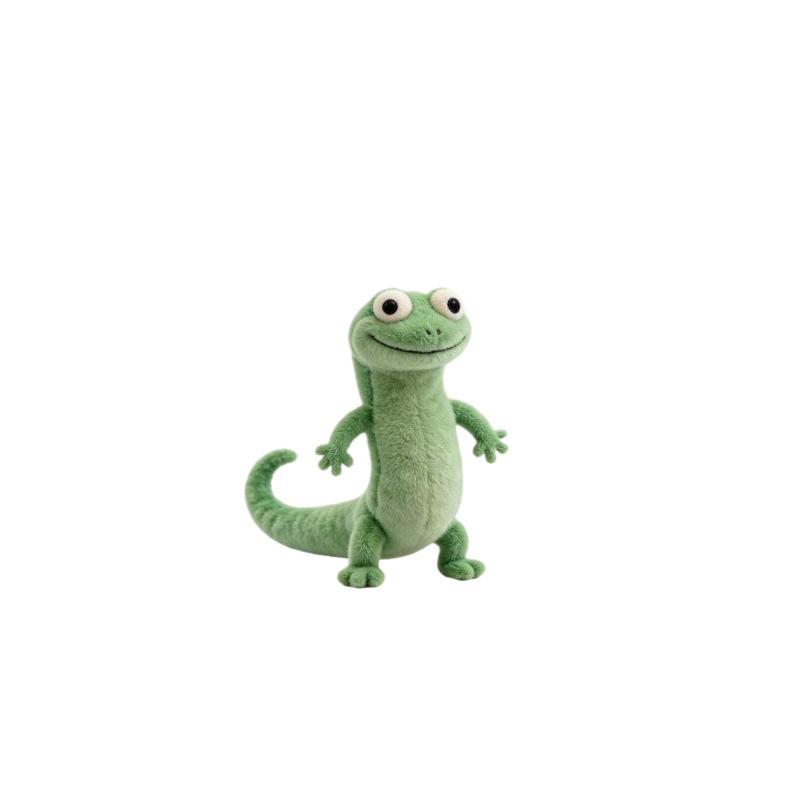 Tom the Green Lizard Plush Toy - Realistic Simulation Doll