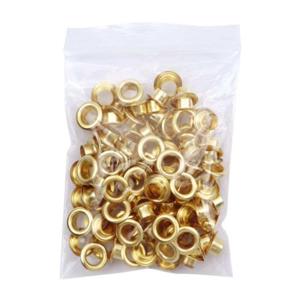 Professional Eyelet Hole Punch Pliers Kit 100 Eyelets Grommet Metal Tool for Fabric Leather Belts Canvas Shoes Punching Tools