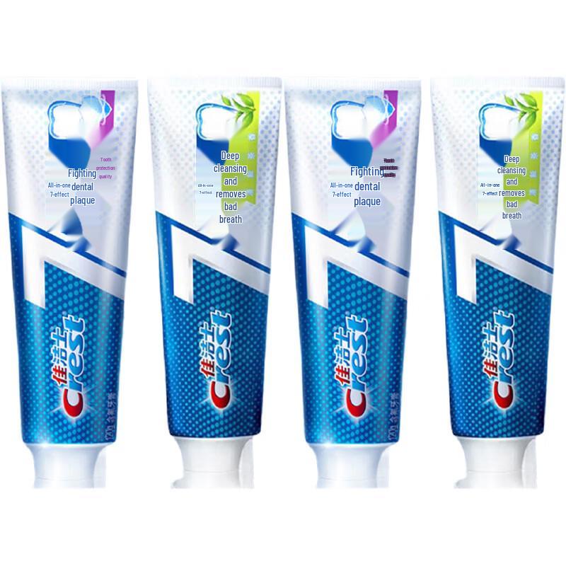 Crest All-in-One 7 Effects Toothpaste & Vinda Tissues Bundle