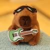 Cute Ugly Capybara Plush Keychain Kawaii Water Hog Doll Bag Pendant Charm Gift