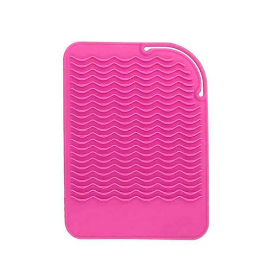 Space Saving Curling Iron Mat Hollow Wrap Professional Silicone Heat Resistant