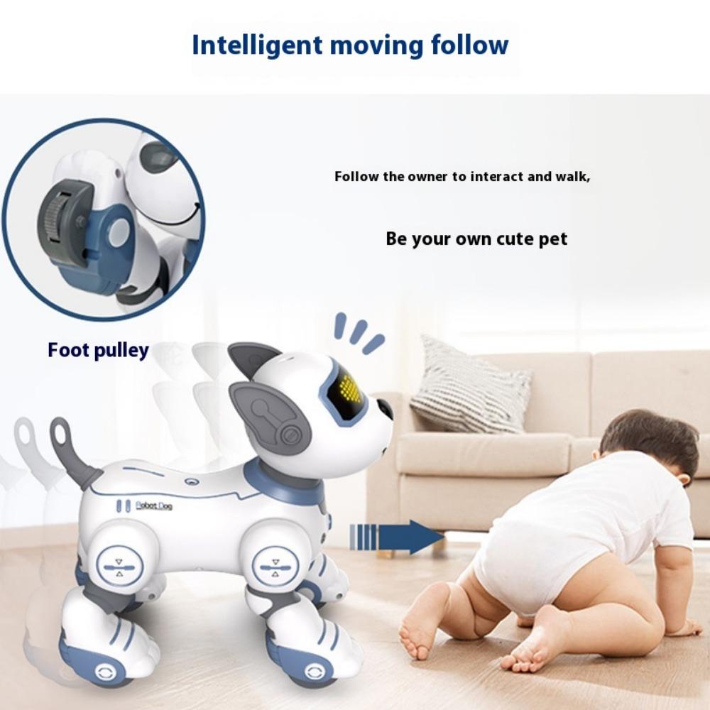Intelligenter Früherziehungs-Roboterhund Roboter Kinderspielzeug Pädagogisch Junge Elektrisch 1-3 Jahre Hundeklub Neujahrsgeschenk
