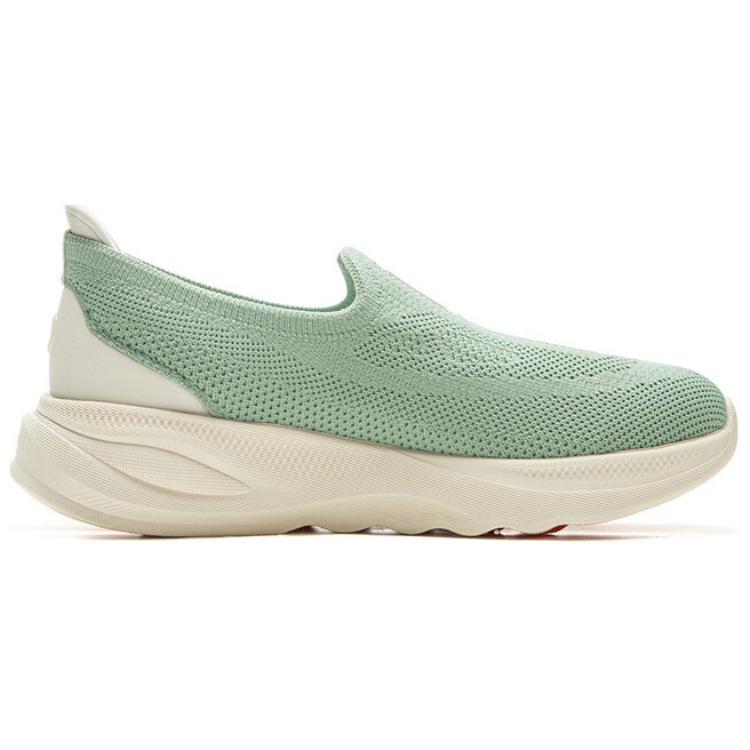 Li Ning SOFT GO 2 KNIT Cushioning Slip Resistant Abrasion Resistant Lightweight Rebound Low Top Casual Shoes Women's AGLV018-4
