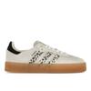 Sambae Cream White Leopard Women Sneakers Off-White Core-Black JI4226