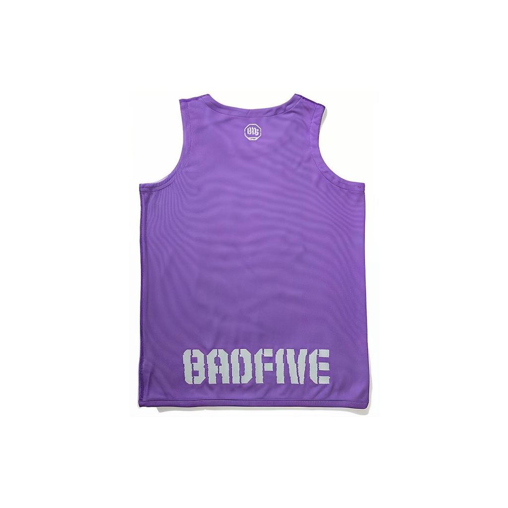 Li-Ning BadFive Reversible Basketball Jersey 'Purple White' Men's AAYP305-2