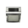 Solar Doorplate Lamp Stainless Steel Outdoor Waterproof Led Wall Light Lighting Decorative For Garden