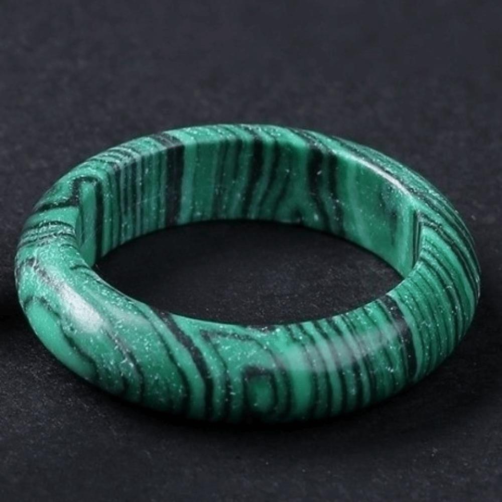 Elegant Minimalist Ring Natural Crystal Jewelry Personality Crystal Stone Band Rings Men Style P