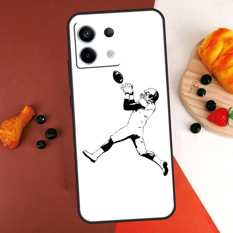 

American Football Case For Xiaomi Redmi Note 14 13 Pro 9 10 11 12 Pro 10S 11S 12S Redmi 14C 13C 10C 12C Coque Redmi 12C