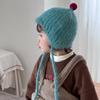 Children's Ear Protection Cute Autumn and Winter Boys and Girls Woolen Hat Warm Autumn and Winter Baby Knitted Windproof Hat