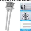 Universal 38mm Round Single Flush Push Button Plastic Toilet Tank Replacement Fitting Bathroom Repair Parts Toilet Button