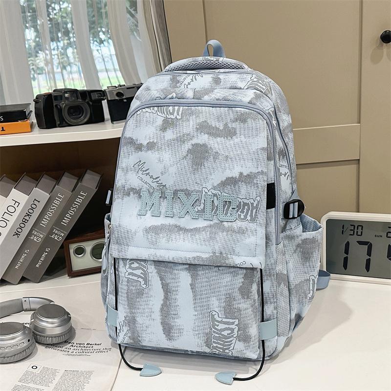 Junior High School Student Schoolbag Graffiti Men's Backpack