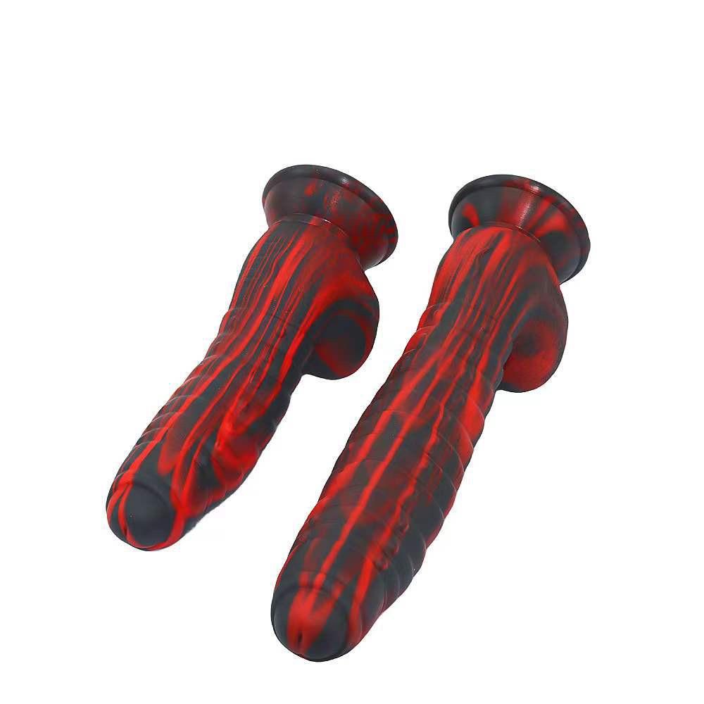 22cm Fantasy Dragon Scale Silicone Dildo, Ultra Soft Liquid Silicone Design, Realistic Texture, Strong Suction Cup, Flexible Premium Collection