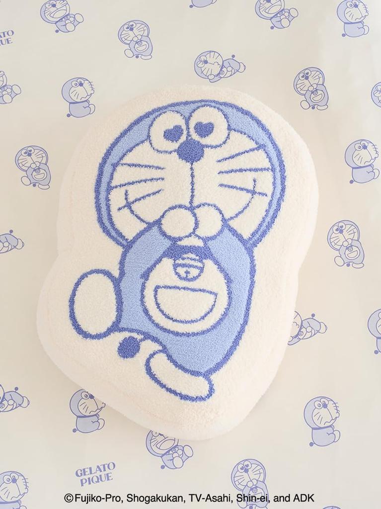 Baby Moko Jacquard Cushion PSGG261826 BLU F [Doraemon] [Sleep]