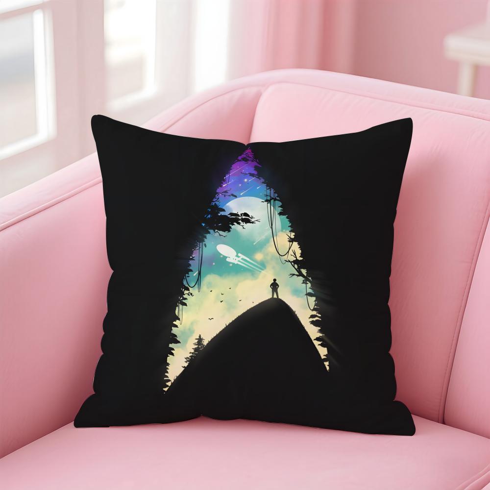S-Star T-Trek Ship Cushion Cover Home & Car Multi-Scene Pillow Cover - Reversible, Soft & Durable For Daily Use