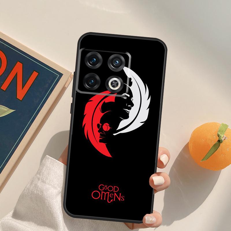 Good Omens Case For OnePlus Ace 8T 9R 9RT 10T 8 9 11 10 Pro Cover For OnePlus Nord 2 2T N10 N20 N100 CE