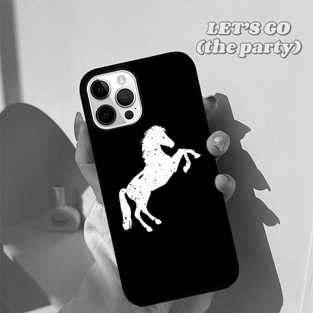 Autumu Horse Pony Horse Heartbeat Phone Case Cover for iPhone 17 Air 16 16e 15 12 11 13 14 Pro Max Apple Plus Coque