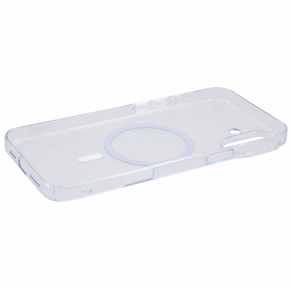 For iPhone 16 Plus Magnetic Case Slim Shockproof Hard PC Clear Phone Cover