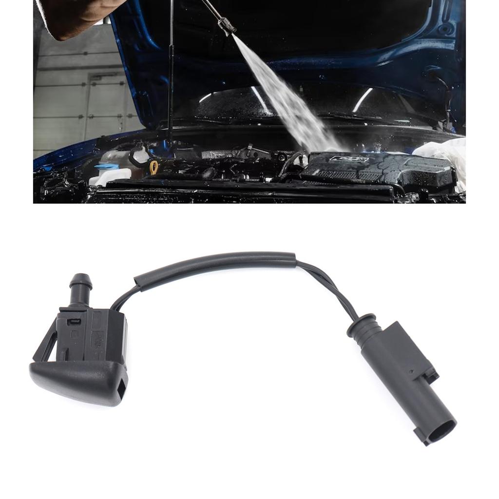 Hocheffiziente Reinigungsdüse für die Motorhaube, Sprühdüse, Scheibenwaschanlage, Ersatz 61667046060, einfache Installation
