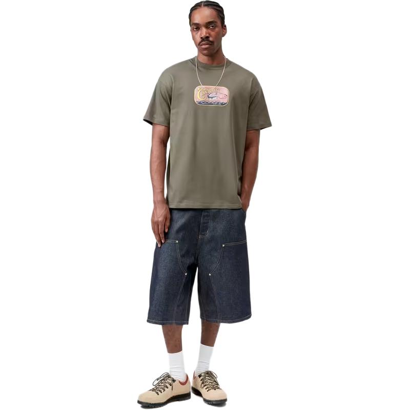 Carhartt WIP FW25 S/S Sardinas T-Shirt Loose Fit Front Sardine Graphic Print Crew Neck Short Sleeve T-Shirt Men T-Shirts I036005-11-XX