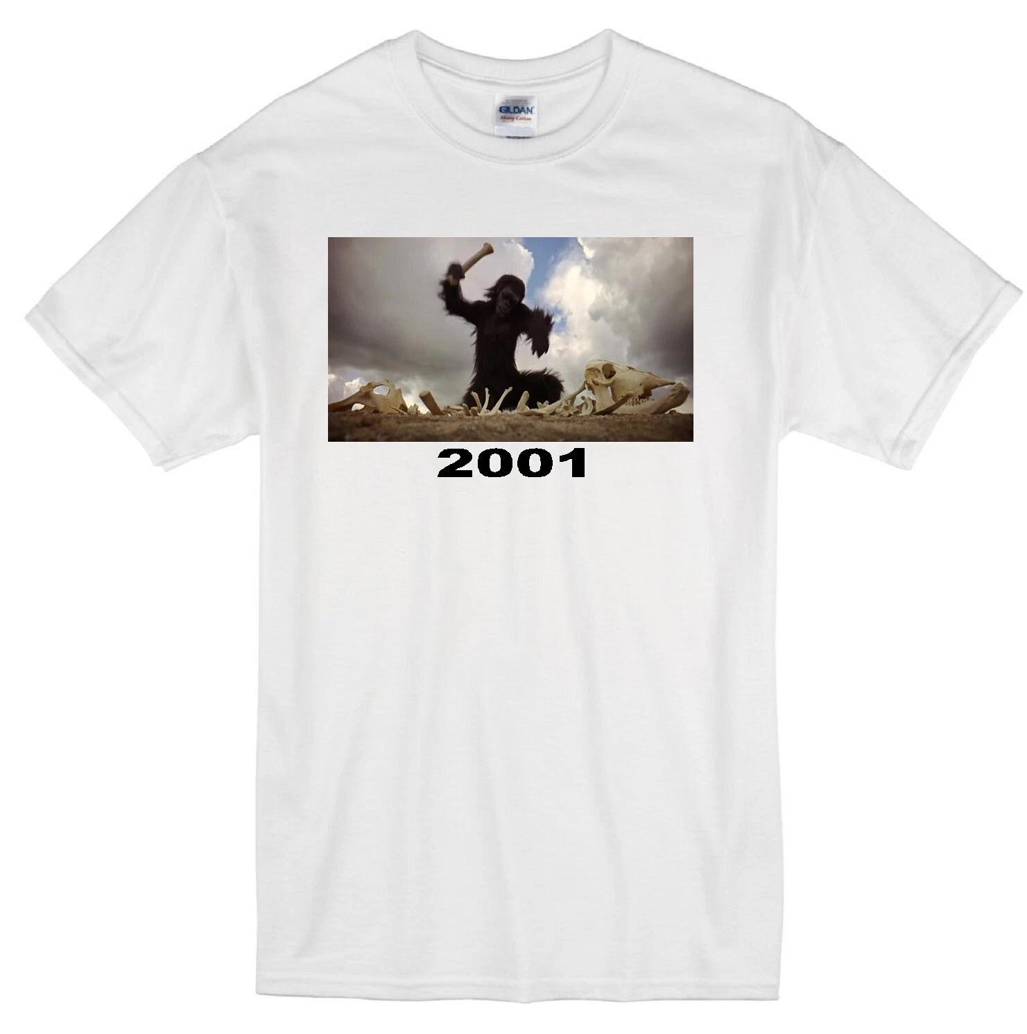 2001 A SPACE ODYSSEY SCI-FI STANLEY KUBRICK 1968 CLASSIC MOVIE WHITE T-shirt 3XL