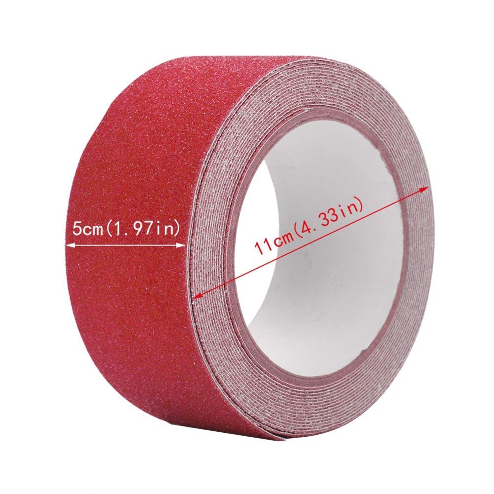 

Waterproof Anti Slip Tape Abrasive Stair Grip Tape Durable Adhesive Floor Tape Shower Floor Use красный