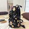 Cartoon Print Student Schoolbag Women's Backpack Large Capacity Backpack