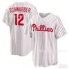 Philadelphia Phillies 12 Schwarber Embroidered Baseball Cap Unisex Fall Winter Adjustable Hat
