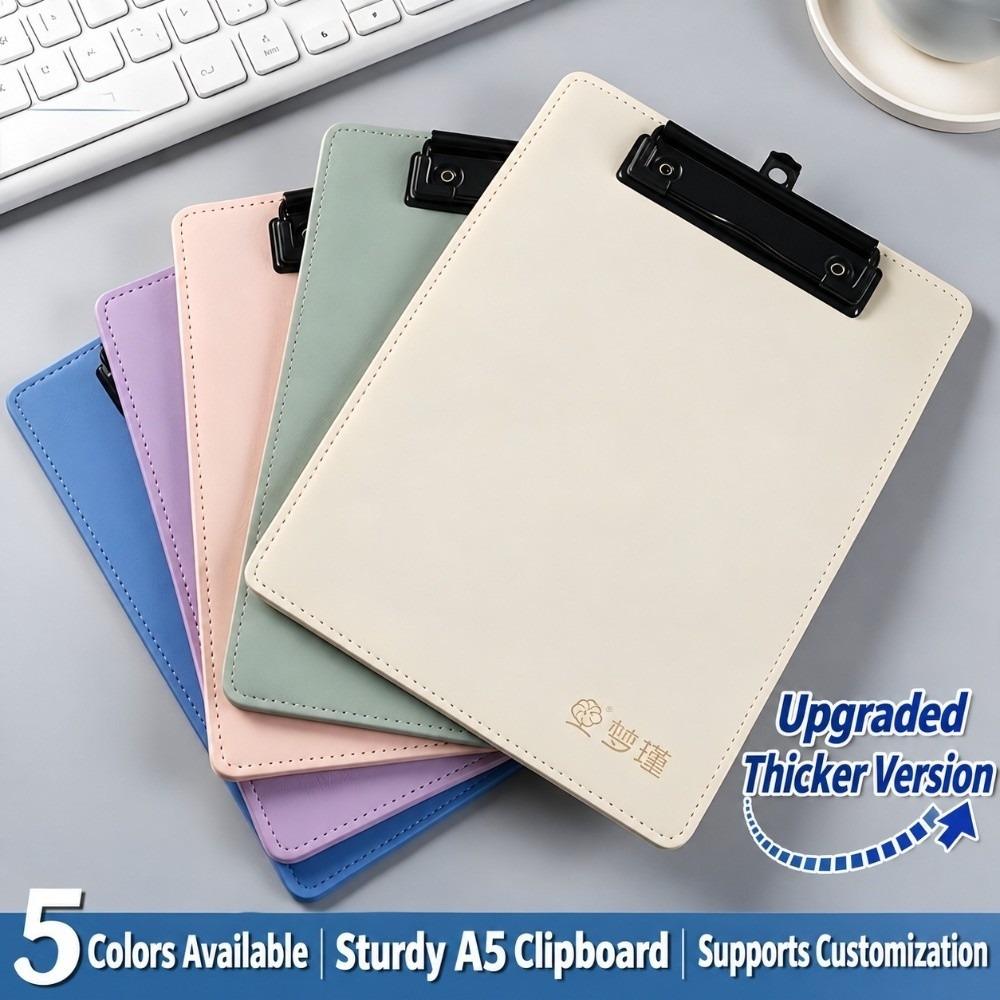 Macaron Color Clip Board A5 Writing Board Clip Practical Clipboard Restaurant