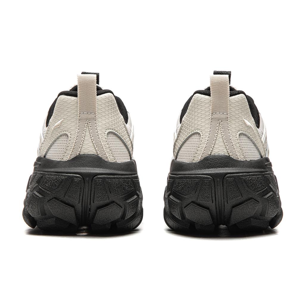 Li Ning Sand Dune Cushioning Slip Resistant Abrasion Resistant Support Height Increasing Low top Outdoor Shoes Men's AGCW093-4