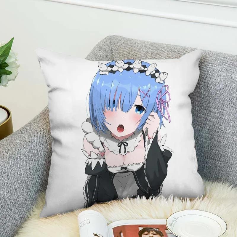 Pillowcases for Pillows Anime Pillow Cover 40x40 Pilow Cases Decorative Cushion Covers Pillowcase Cushions Home Decor Sofa