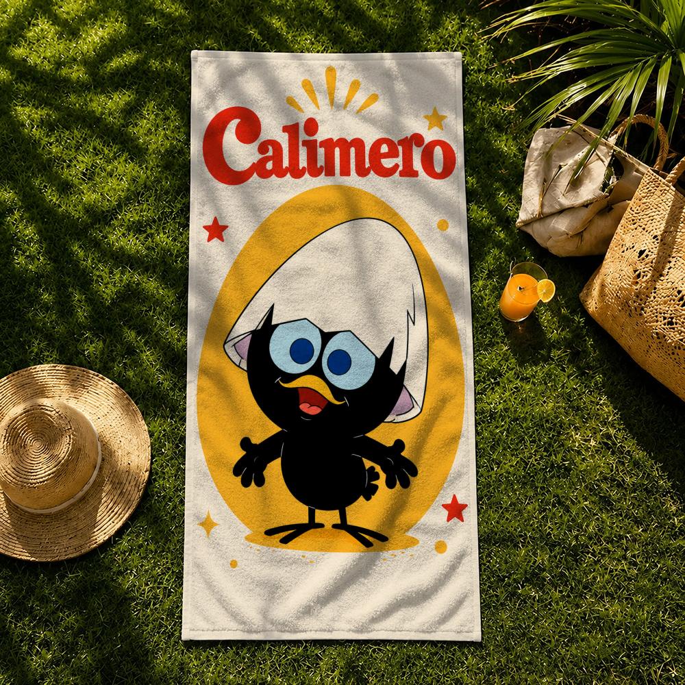 Cartoon C-Calimero Towel Towel beach towel, quick drying absorbent bath towel for Swim,Gym,Camping,Outdoor hot